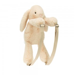Mochila Jellycat Smudge Rabbit 43cm x 16cm x 12cm Beige | México 5129VPEQW