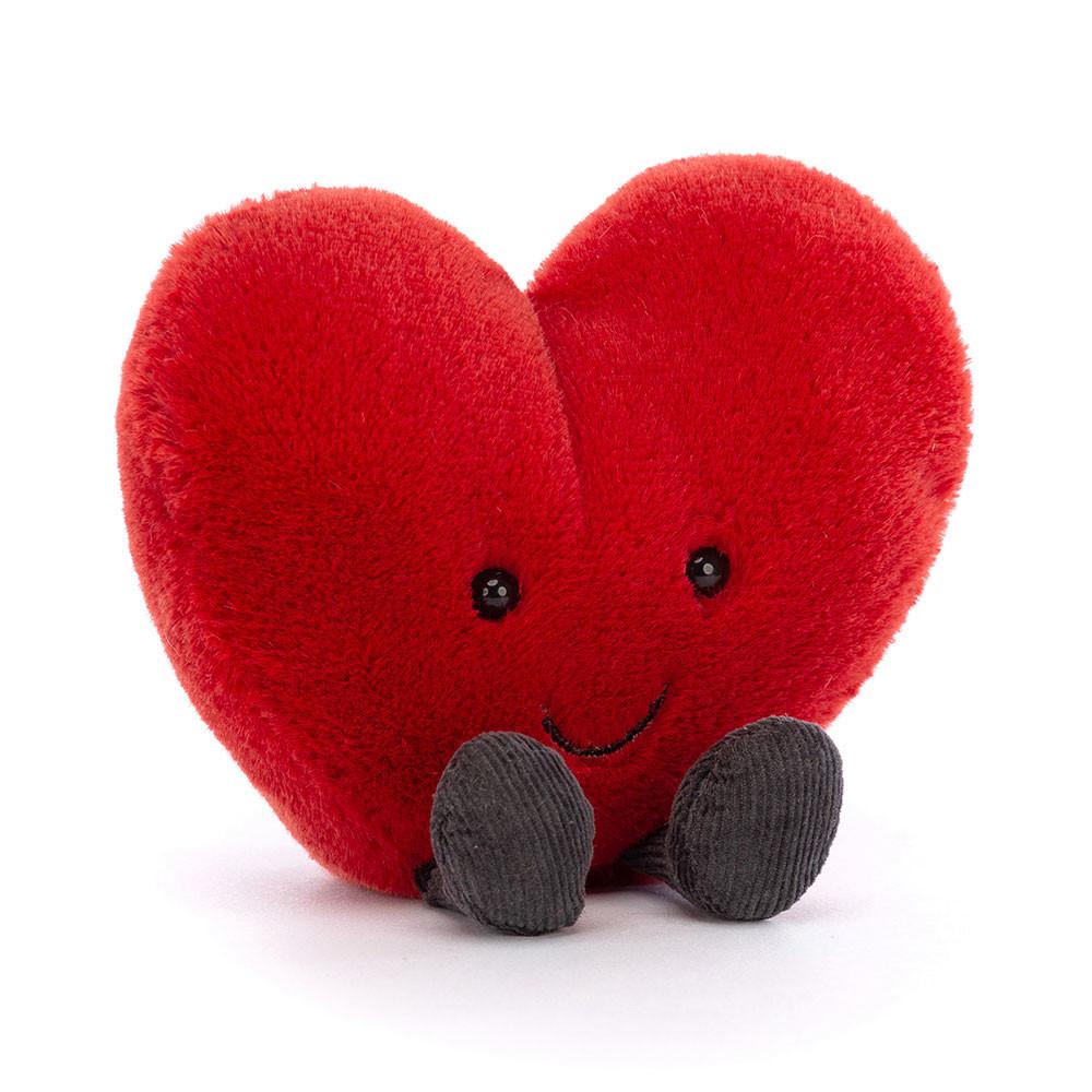 Amuseables Jellycat Amuseable Heart 17cm x 19cm x 7cm Rojos | México  9486EALKY