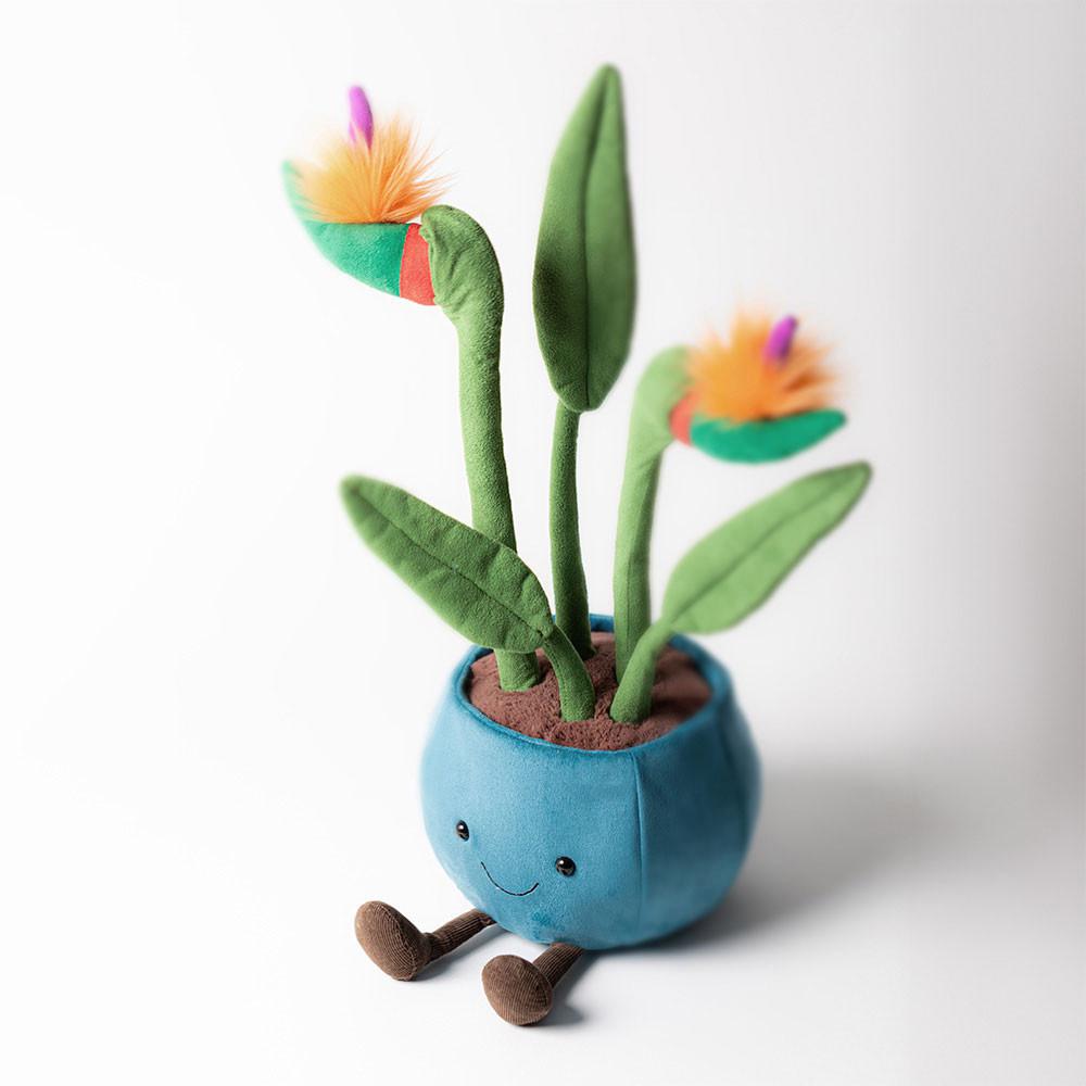 Amuseables Jellycat Bird of Paradise 38cm x 17cm x 14cm Verdes | México  2518JMZAK