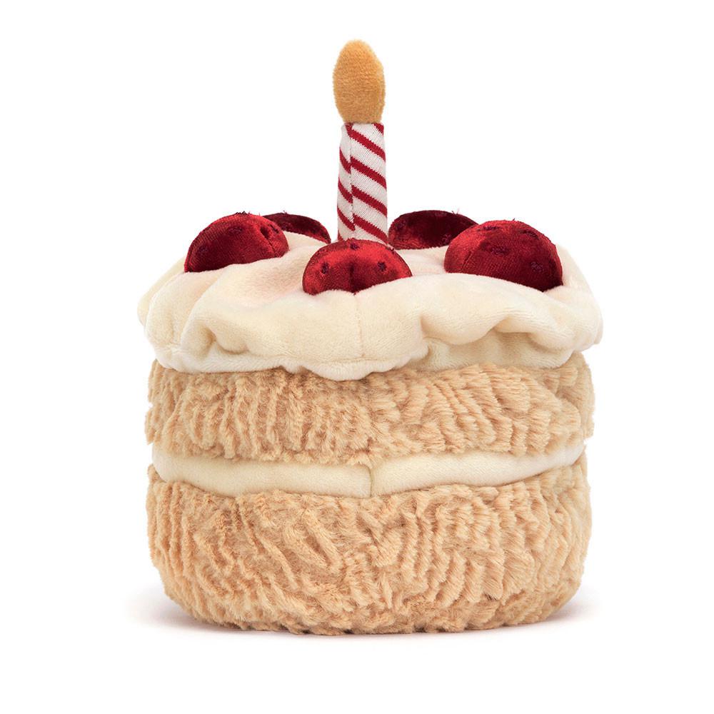 Amuseables Jellycat Birthday Cake 16cm x 12cm x 12cm Beige | México  7016DJNBA