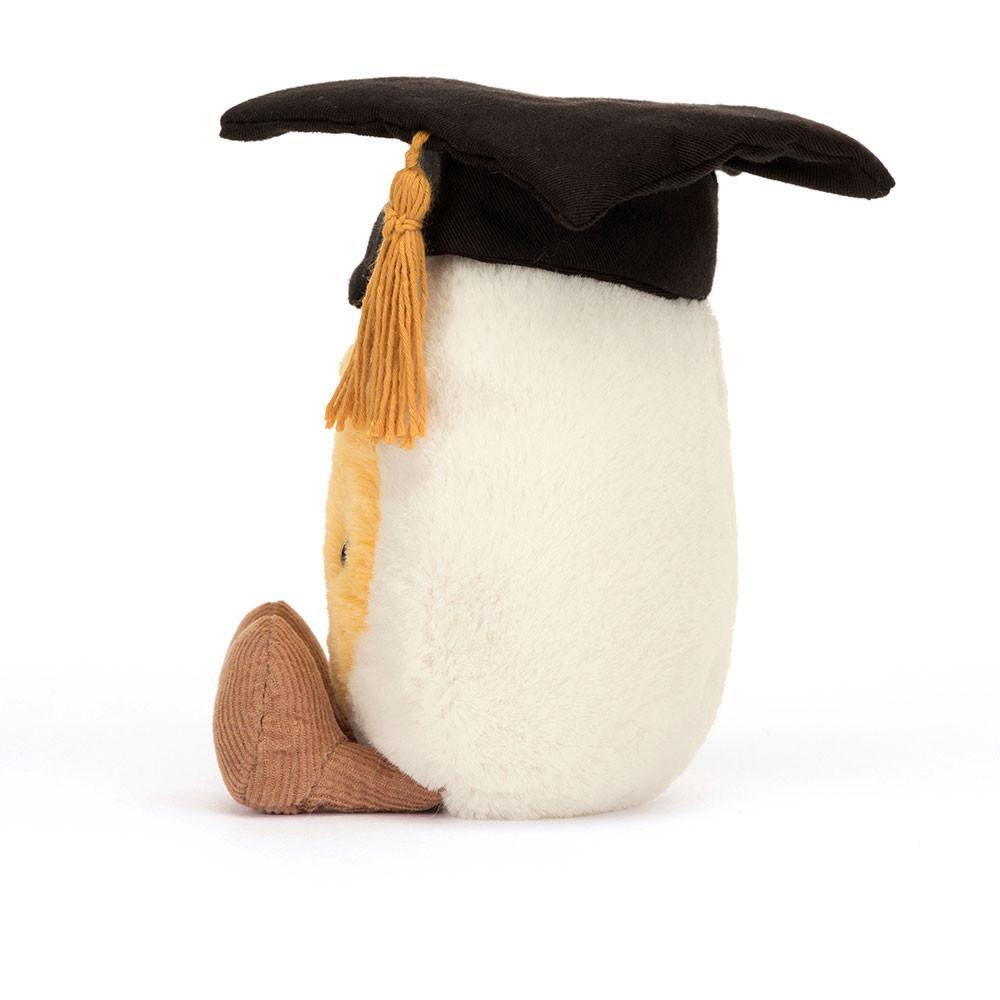 Amuseables Jellycat Boiled Egg Graduation 14cm x 9cm x 4cm Blancos | México  5817CFJNZ
