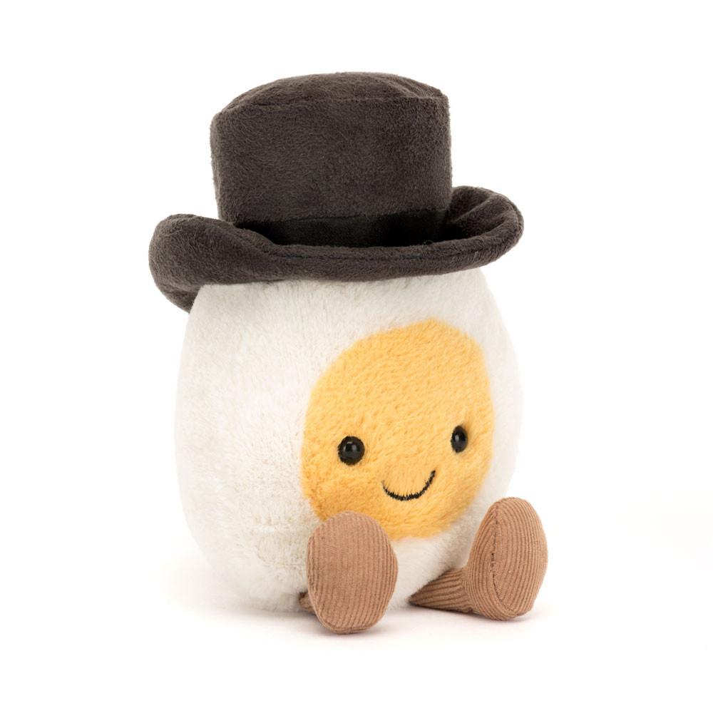 Amuseables Jellycat Boiled Egg Groom 15cm x 9cm x 4cm Blancos | México  8169SVFZM