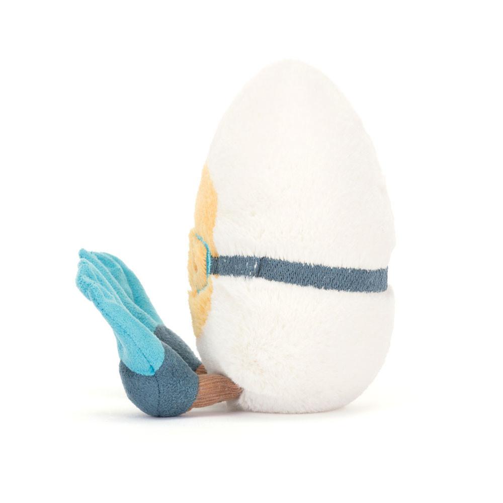 Amuseables Jellycat Boiled Egg Scuba 14cm x 9cm x 4cm Blancos | México  2674RCMHU