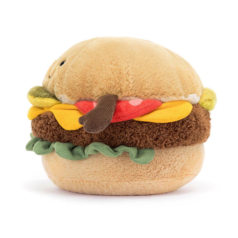 Amuseables Jellycat Burger 12cm x 12cm x 11cm Marrom | México  7519DOXWI