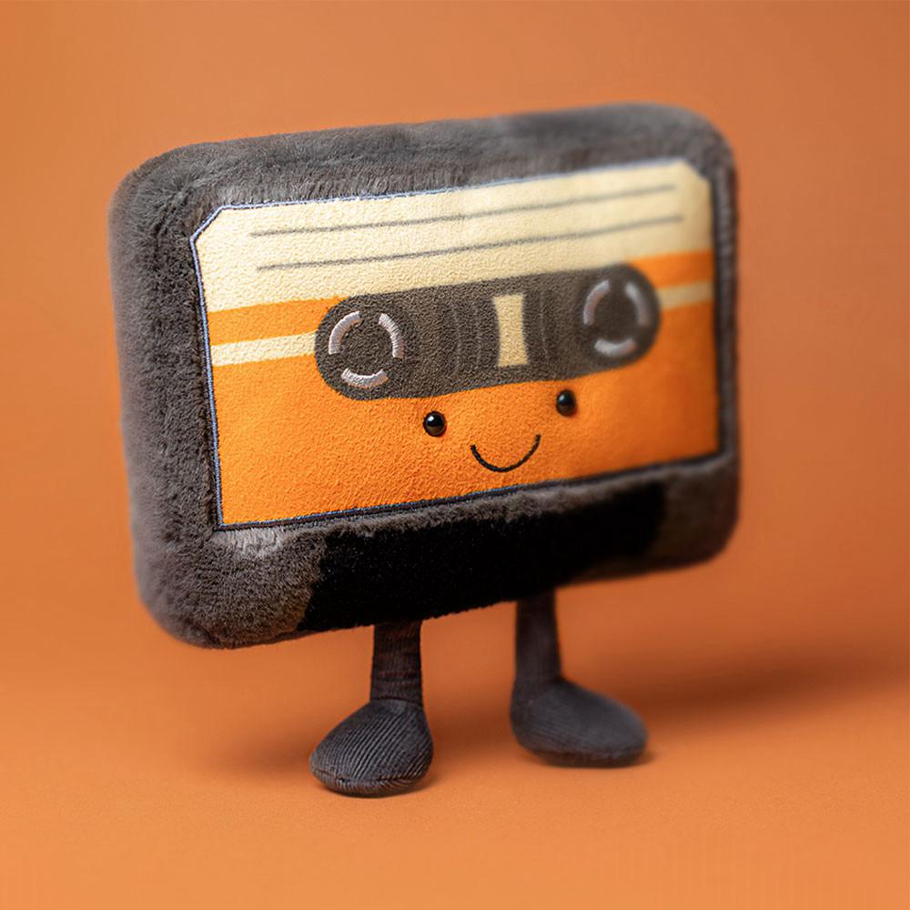 Amuseables Jellycat Cassette Tape 20cm x 18cm x 7cm Negros | México  0498OVFHA