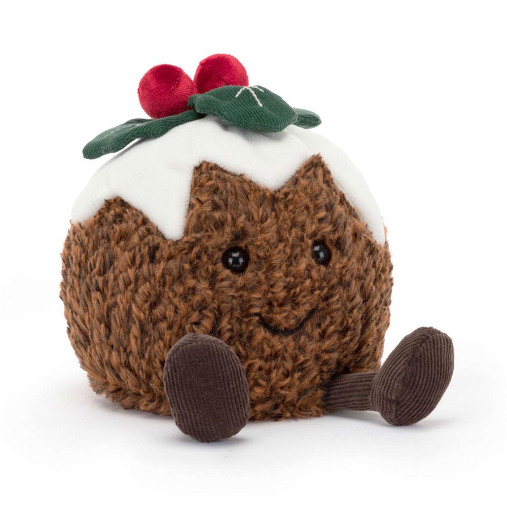Amuseables Jellycat Christmas Pudding 17cm x 13cm x 12cm Marrom | México  7896HFCME
