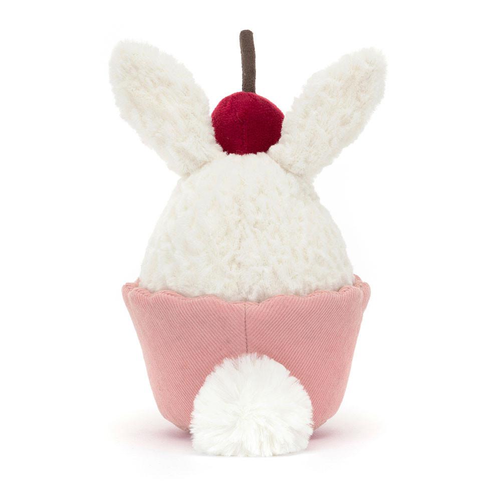Amuseables Jellycat Dainty Dessert Bunny Cupcake 14cm x 10cm x 9cm Blancos | México  4519RNGFW