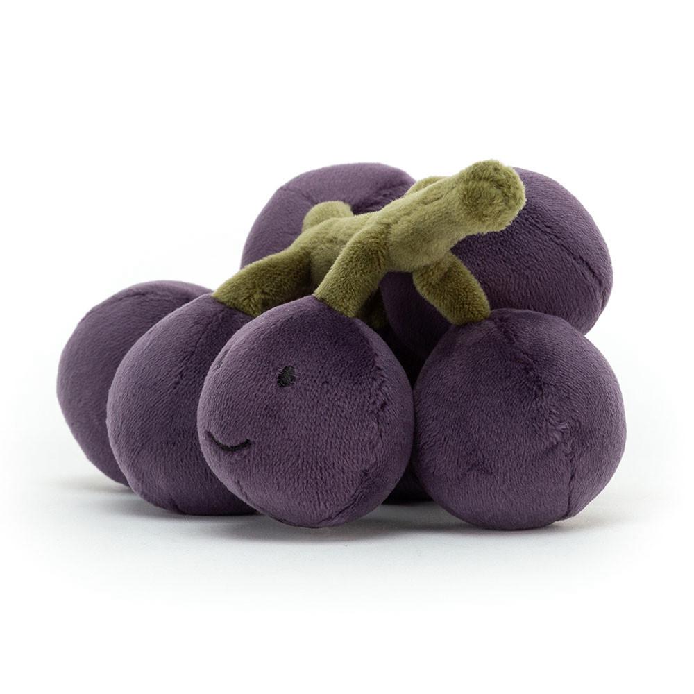 Amuseables Jellycat Fabulous Fruit Grapes 17cm x 9cm x 9cm Morados | México  6932NAMIC