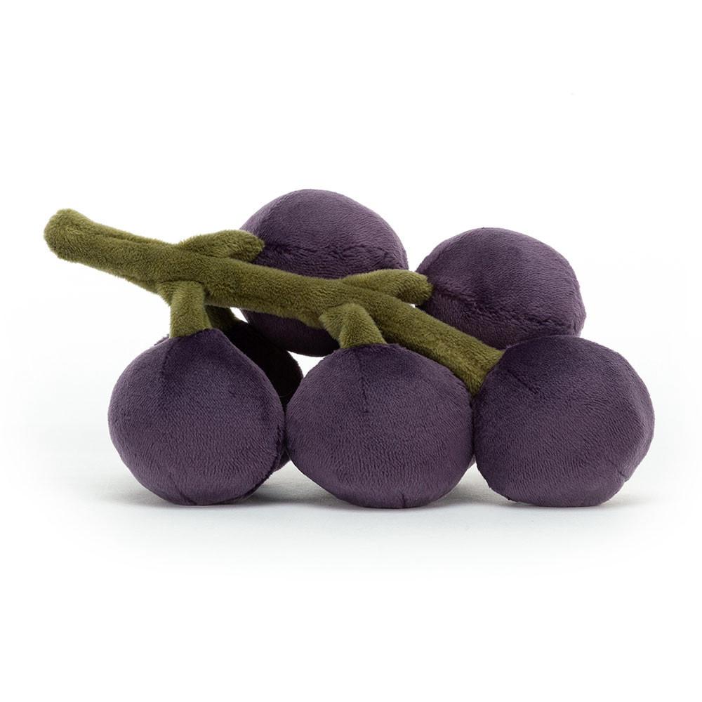 Amuseables Jellycat Fabulous Fruit Grapes 17cm x 9cm x 9cm Morados | México  6932NAMIC