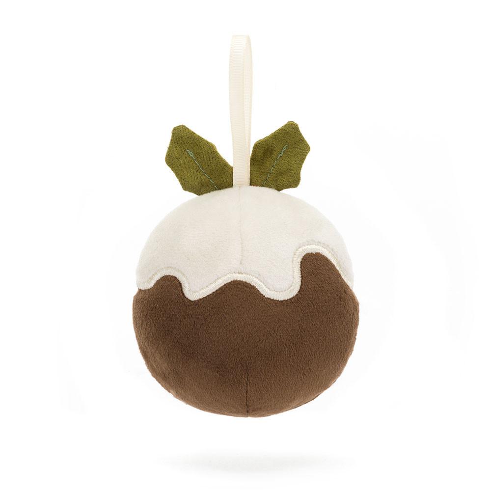 Amuseables Jellycat Festive Folly Christmas Pudding 13cm x 7cm x 5cm Marrom | México  9801AEOQS