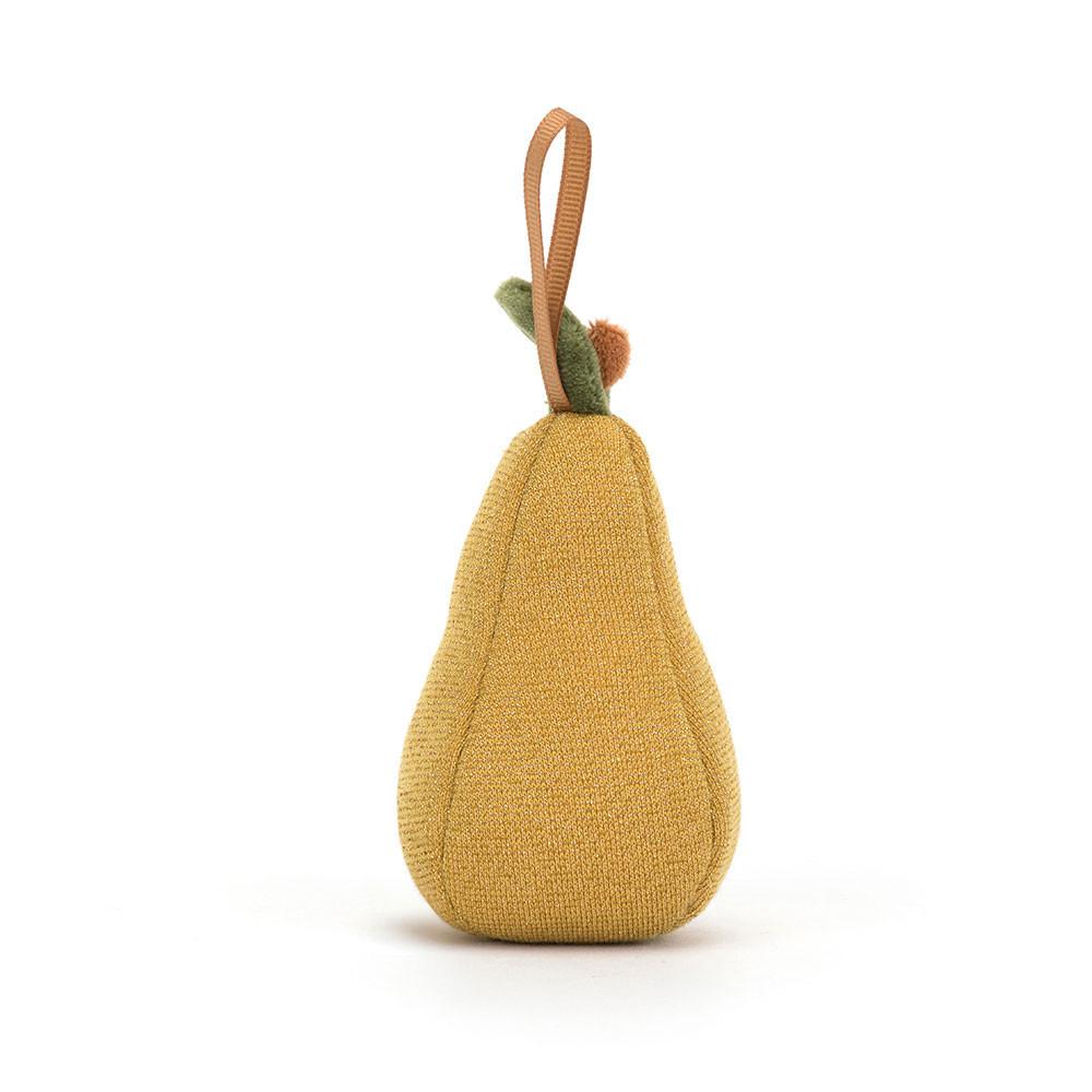 Amuseables Jellycat Festive Folly Pear 10cm x 6cm x 6cm Amarillos | México  5891OSBMA
