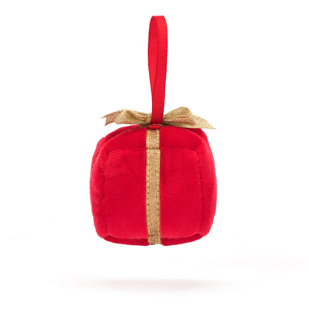 Amuseables Jellycat Festive Folly Present 13cm x 7cm x 7cm Rojos | México  7824DCHQU