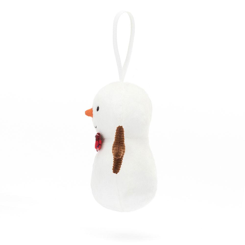 Amuseables Jellycat Festive Folly Snowman 15cm x 6cm x 5cm Blancos | México  6412XAJVO