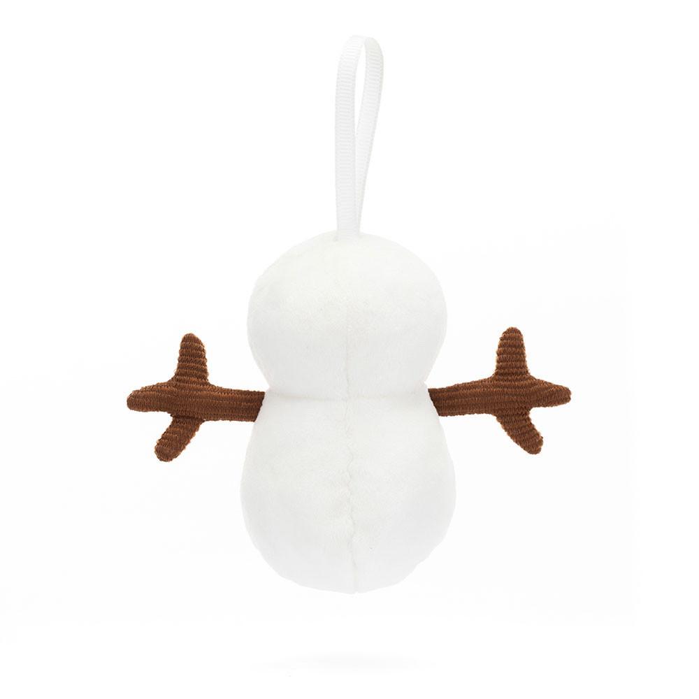 Amuseables Jellycat Festive Folly Snowman 15cm x 6cm x 5cm Blancos | México  6412XAJVO