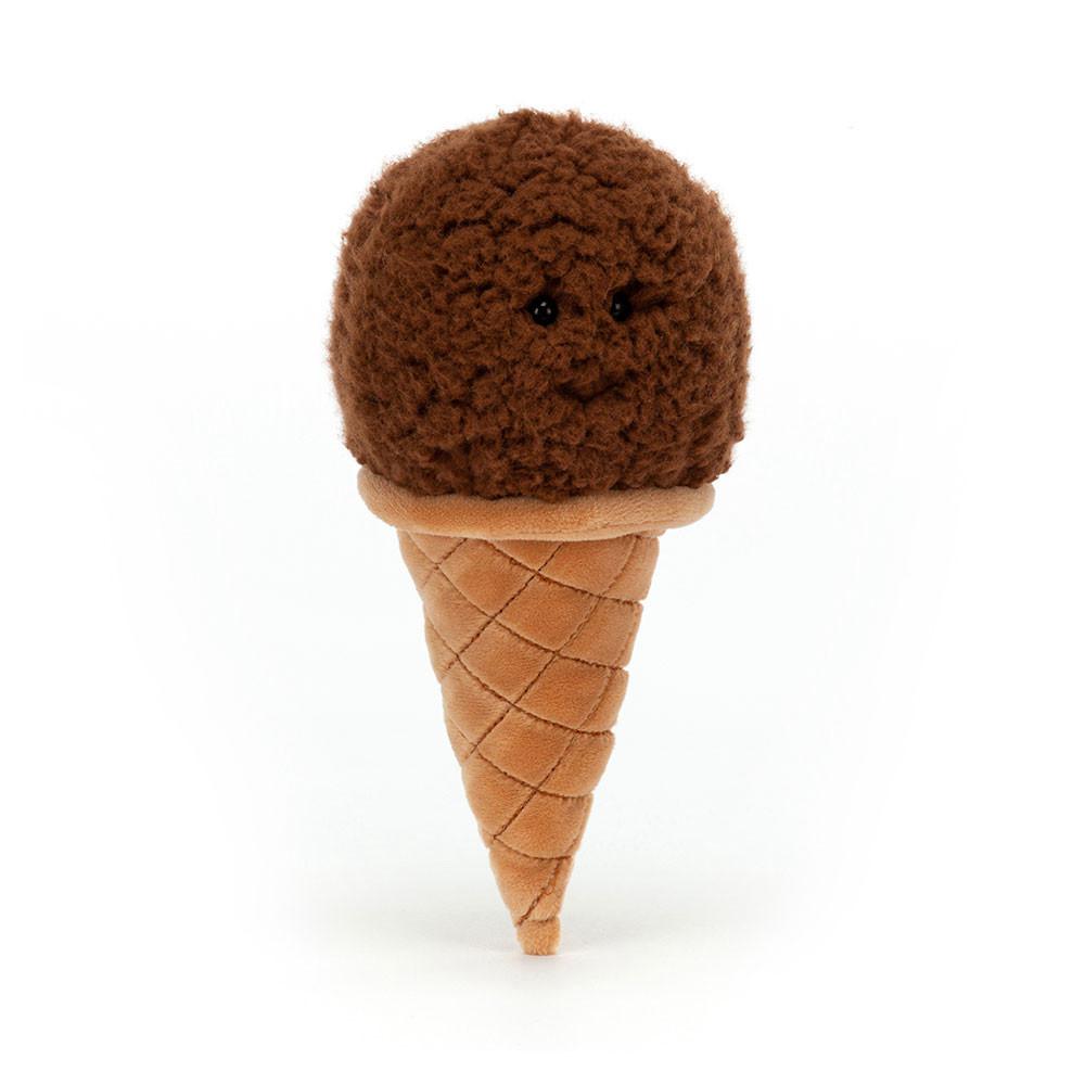 Amuseables Jellycat Irresistible Ice Cream Chocolate 17cm x 8cm x 7cm Marrom | México  8306ENQUM