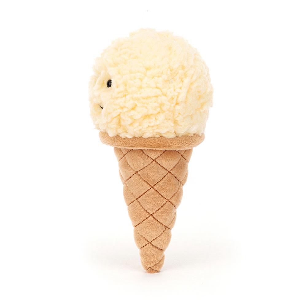 Amuseables Jellycat Irresistible Ice Cream Vanilla 17cm x 8cm x 7cm Blancos | México  2531ECIXF