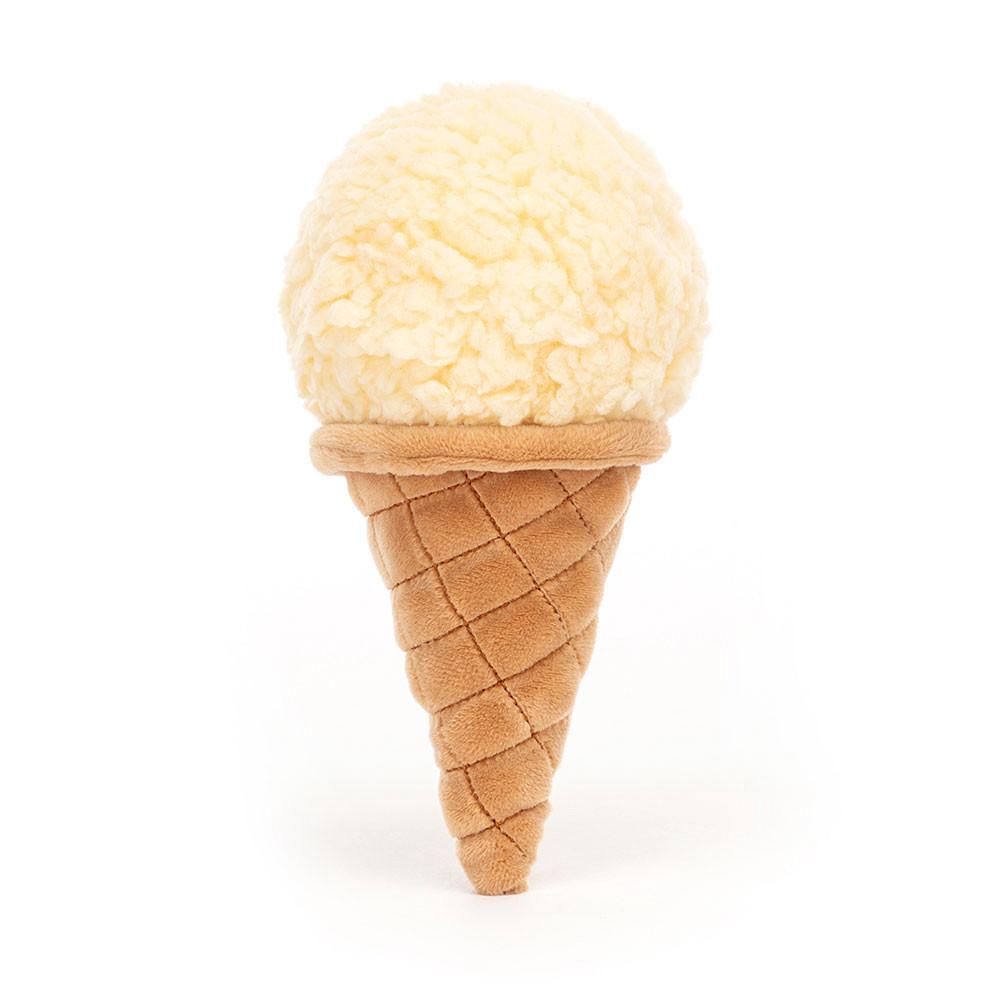 Amuseables Jellycat Irresistible Ice Cream Vanilla 17cm x 8cm x 7cm Blancos | México  2531ECIXF