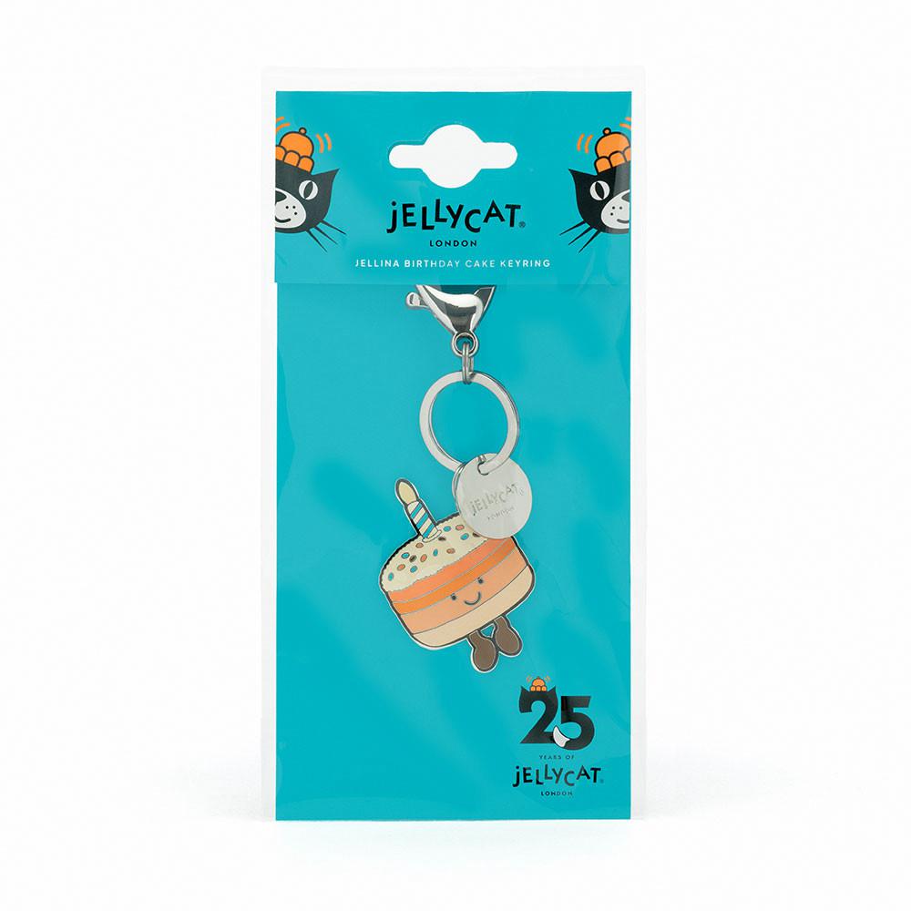 Amuseables Jellycat Jellina Birthday Cake Keyring 11cm x 3.3cm x 0.3cm Naranjas | México  4893RZCXO