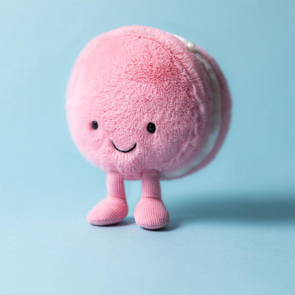 Amuseables Jellycat Mia Macaron 12cm x 10cm x 5cm Rosas | México  7295XTWMS