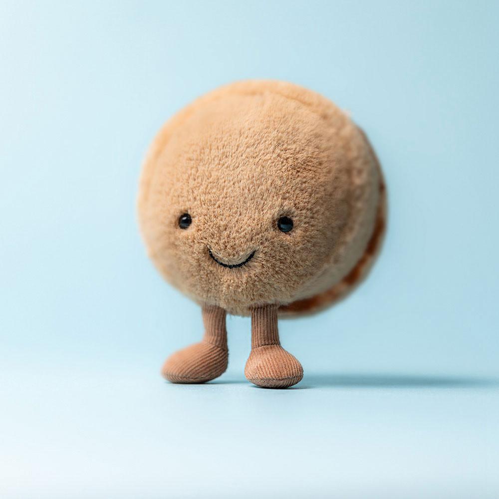 Amuseables Jellycat Mona Macaron 12cm x 10cm x 5cm Marrom | México  2109MNEHB