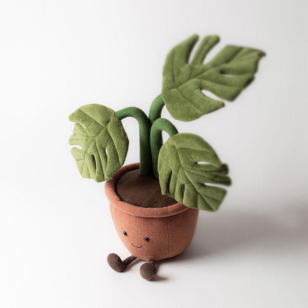 Amuseables Jellycat Monstera Plant 43cm x 15cm x 14cm Verdes | México  9012HCAZB