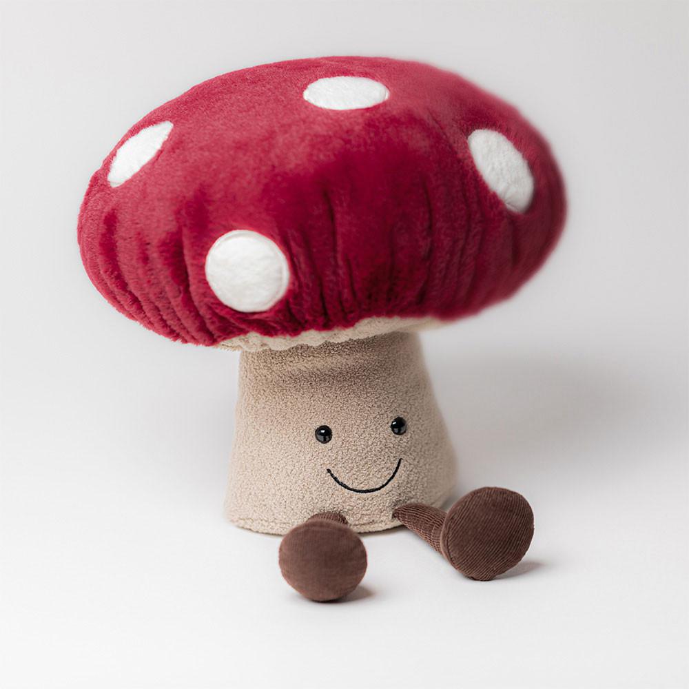 Amuseables Jellycat Mushroom 28cm x 11cm x 9cm Rojos | México  0698LIJYX