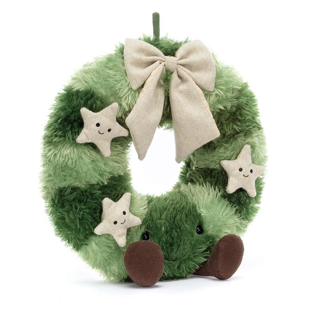 Amuseables Jellycat Nordic Spruce Wreath 35cm x 18cm x 7cm Verdes | México  6249FIBAM