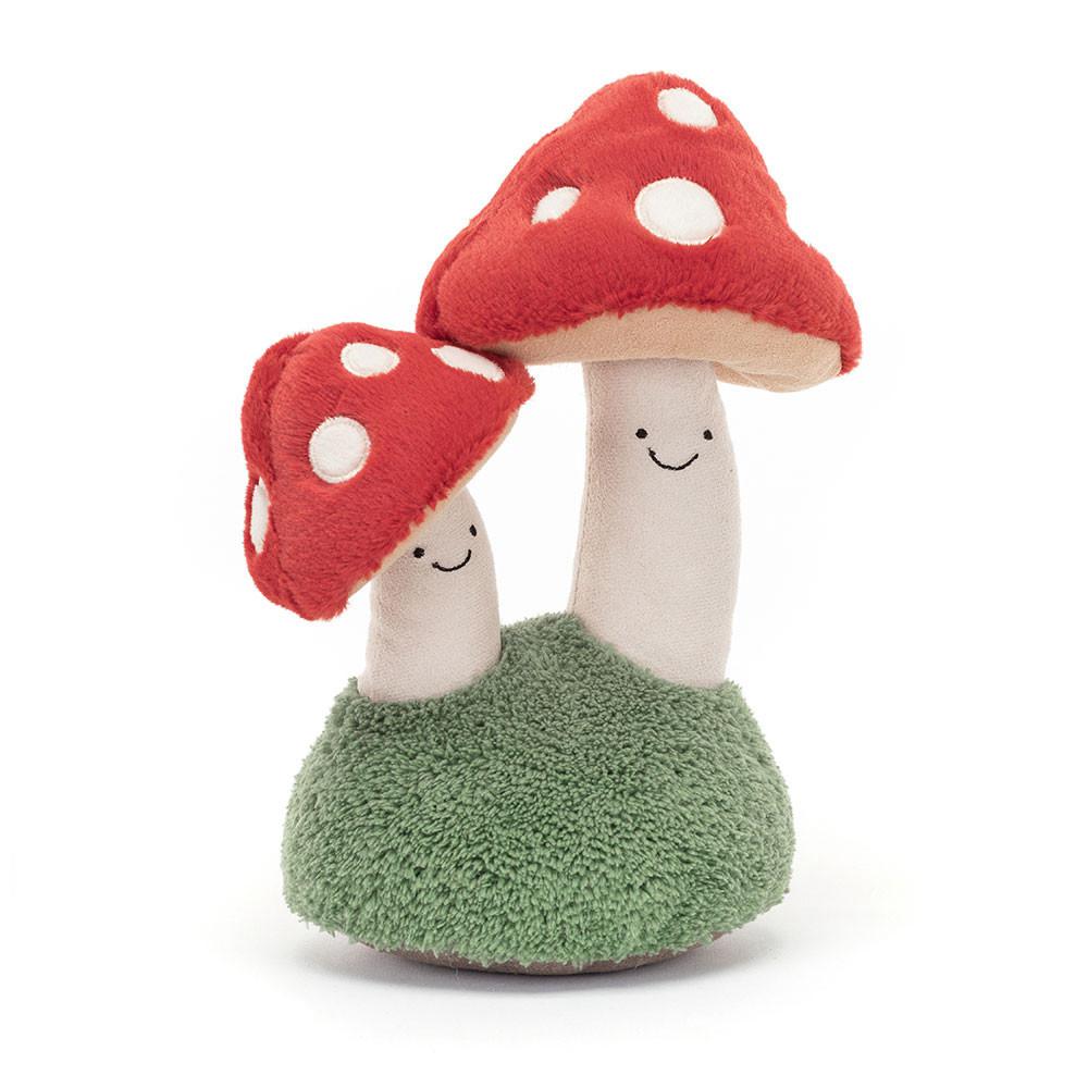 Amuseables Jellycat Pair of Toadstools 25cm x 13cm x 11cm Rojos | México  5290YEUBJ