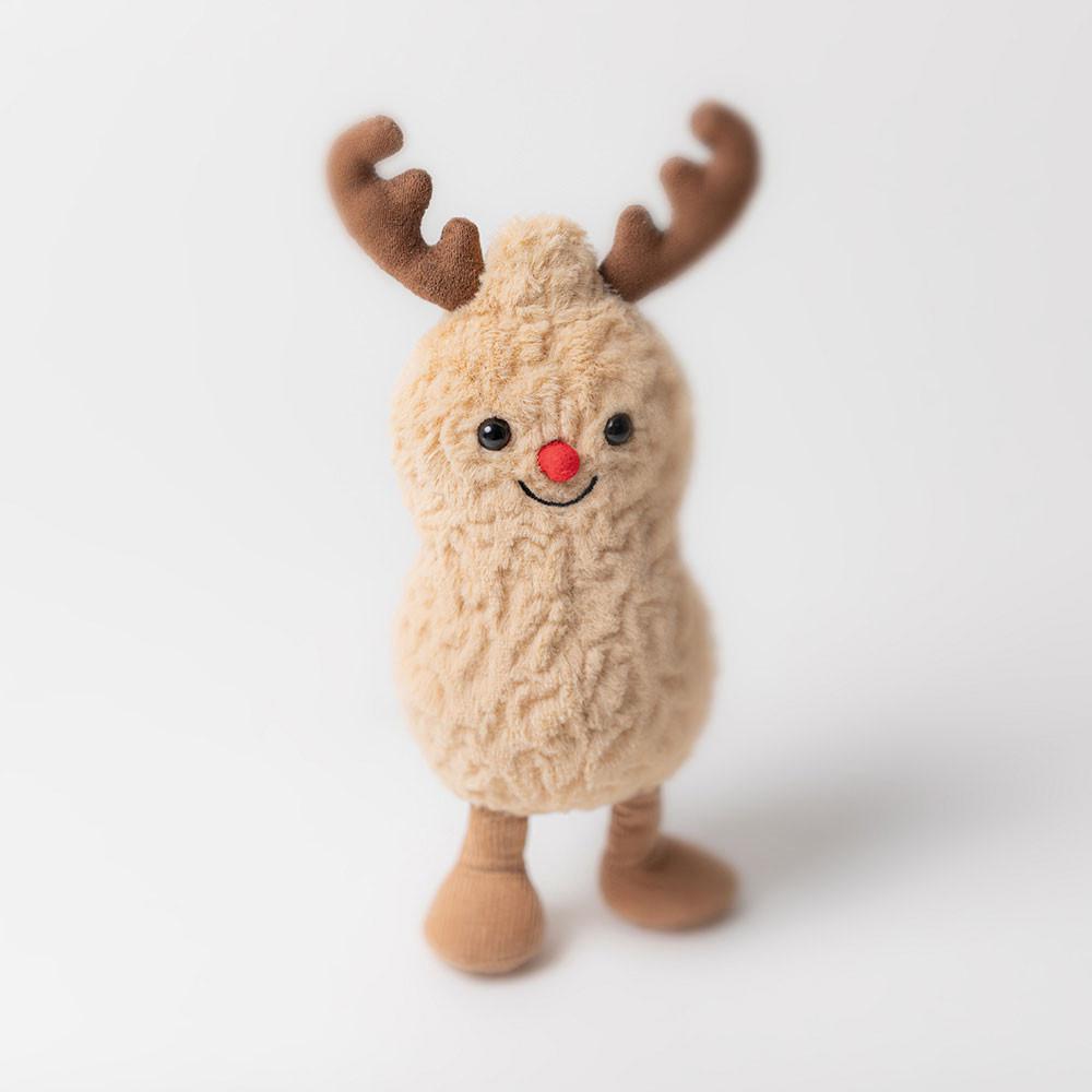 Amuseables Jellycat Peanut Reindeer 15cm x 7cm x 6cm Beige | México  0729FNMAL