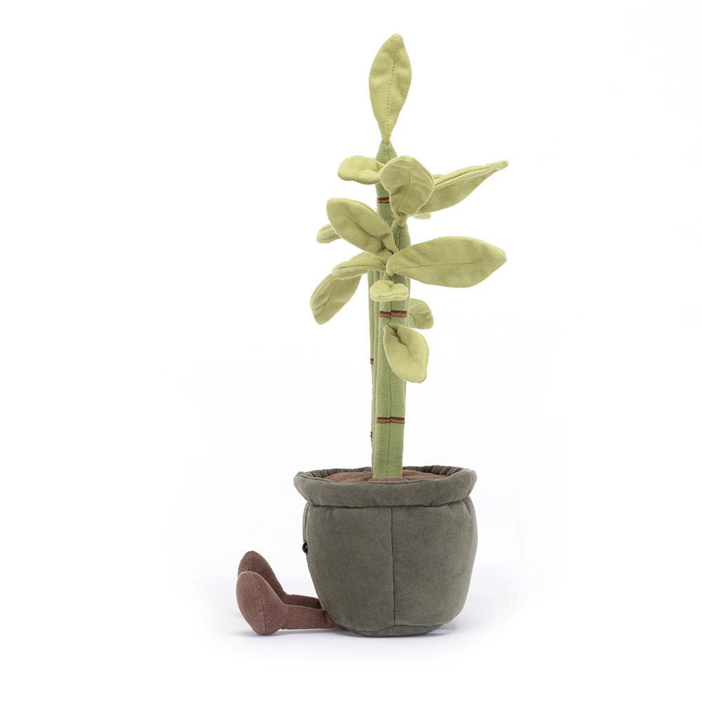 Amuseables Jellycat Potted Bamboo 31cm x 12cm x 7cm Verdes | México  4980OUPQD