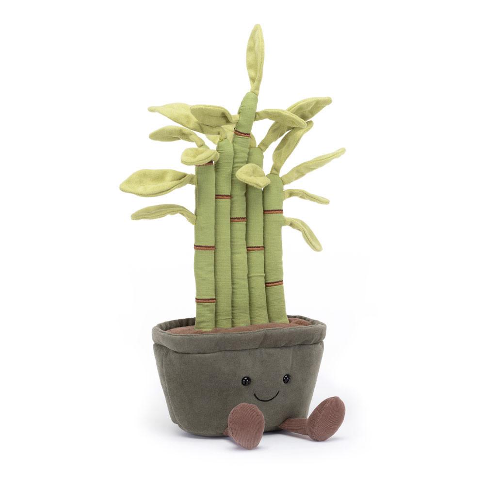 Amuseables Jellycat Potted Bamboo 31cm x 12cm x 7cm Verdes | México  4980OUPQD