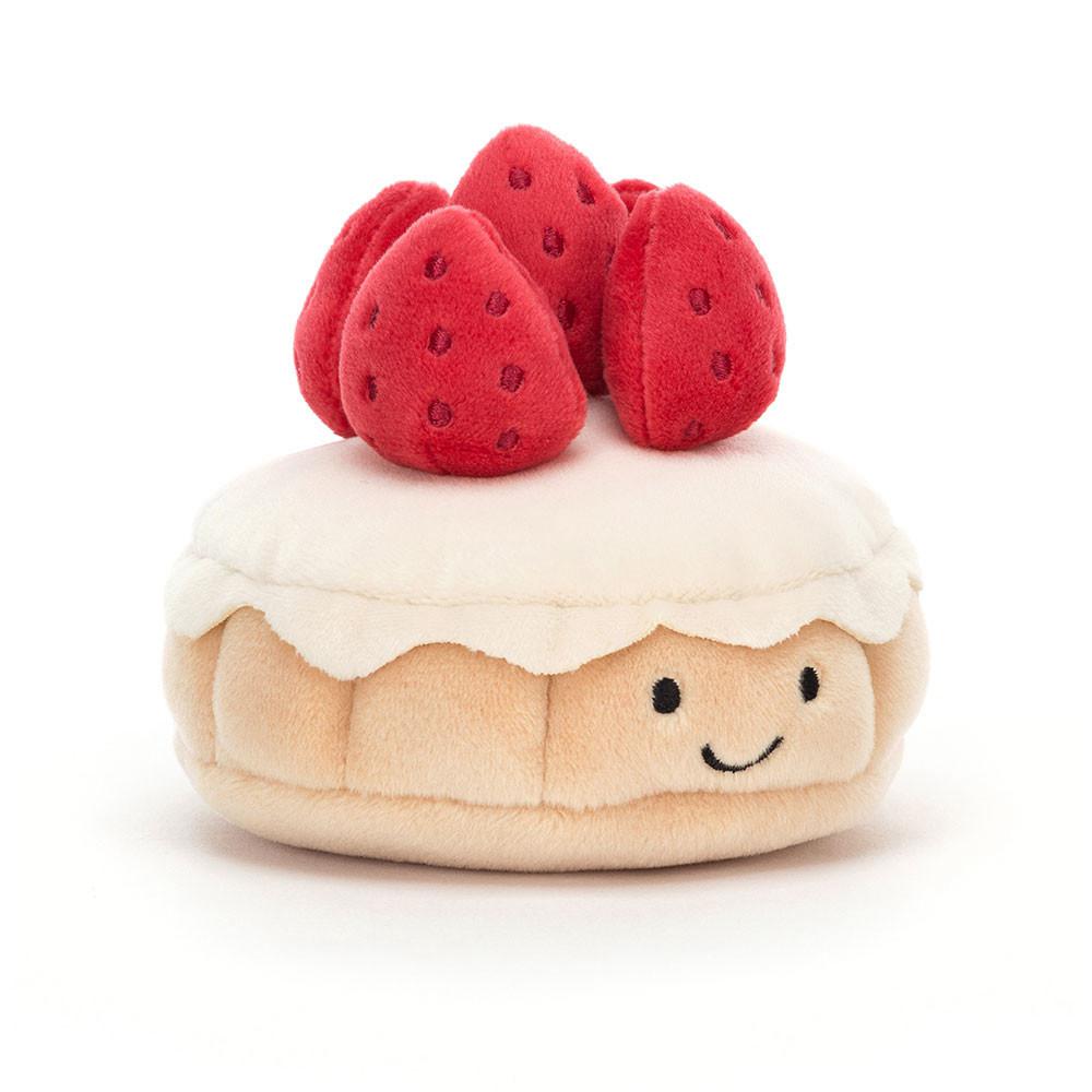 Amuseables Jellycat Pretty Patisserie Tarte Aux Fraises 7cm x 10cm x 10cm Beige | México  9753FSDPM