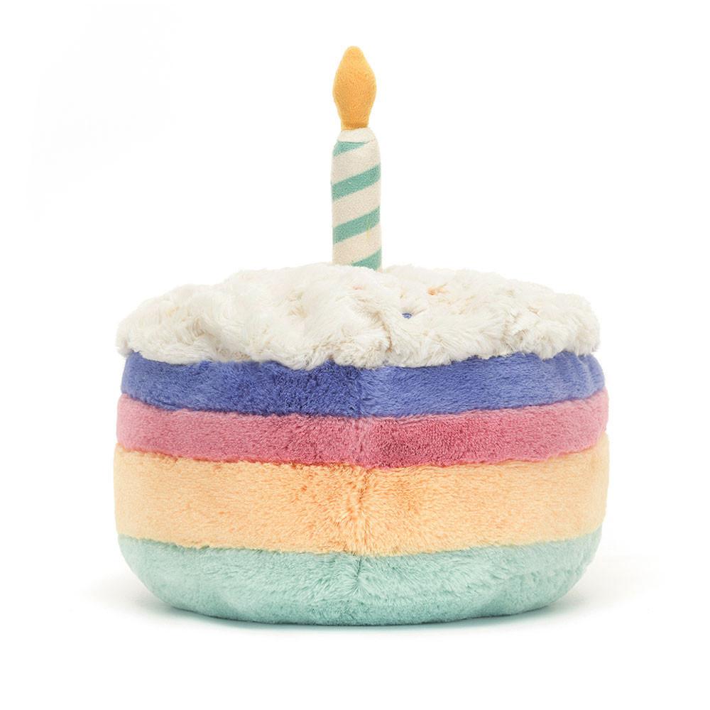 Amuseables Jellycat Rainbow Birthday Cake 26cm x 21cm x 21cm Azules | México  7029XFBSN