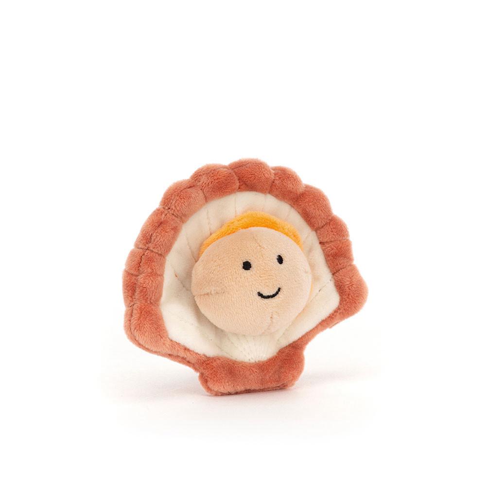 Amuseables Jellycat Sensational Seafood Scallop 9cm x 11cm x 4cm Marrom | México  2641ZJHWA