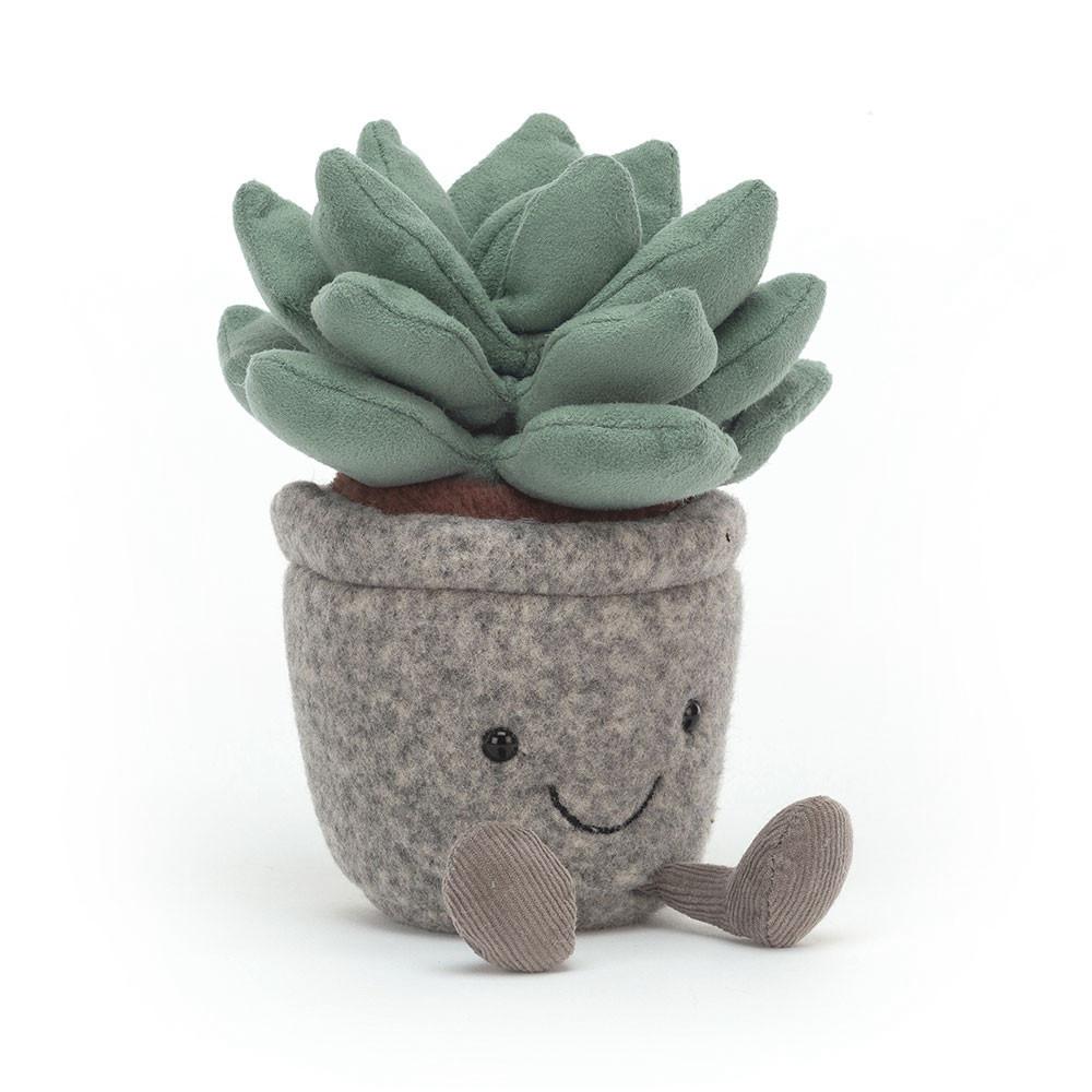 Amuseables Jellycat Silly Succulent Azulita 16cm x 7cm x 6cm Verdes | México  3542XPOKS