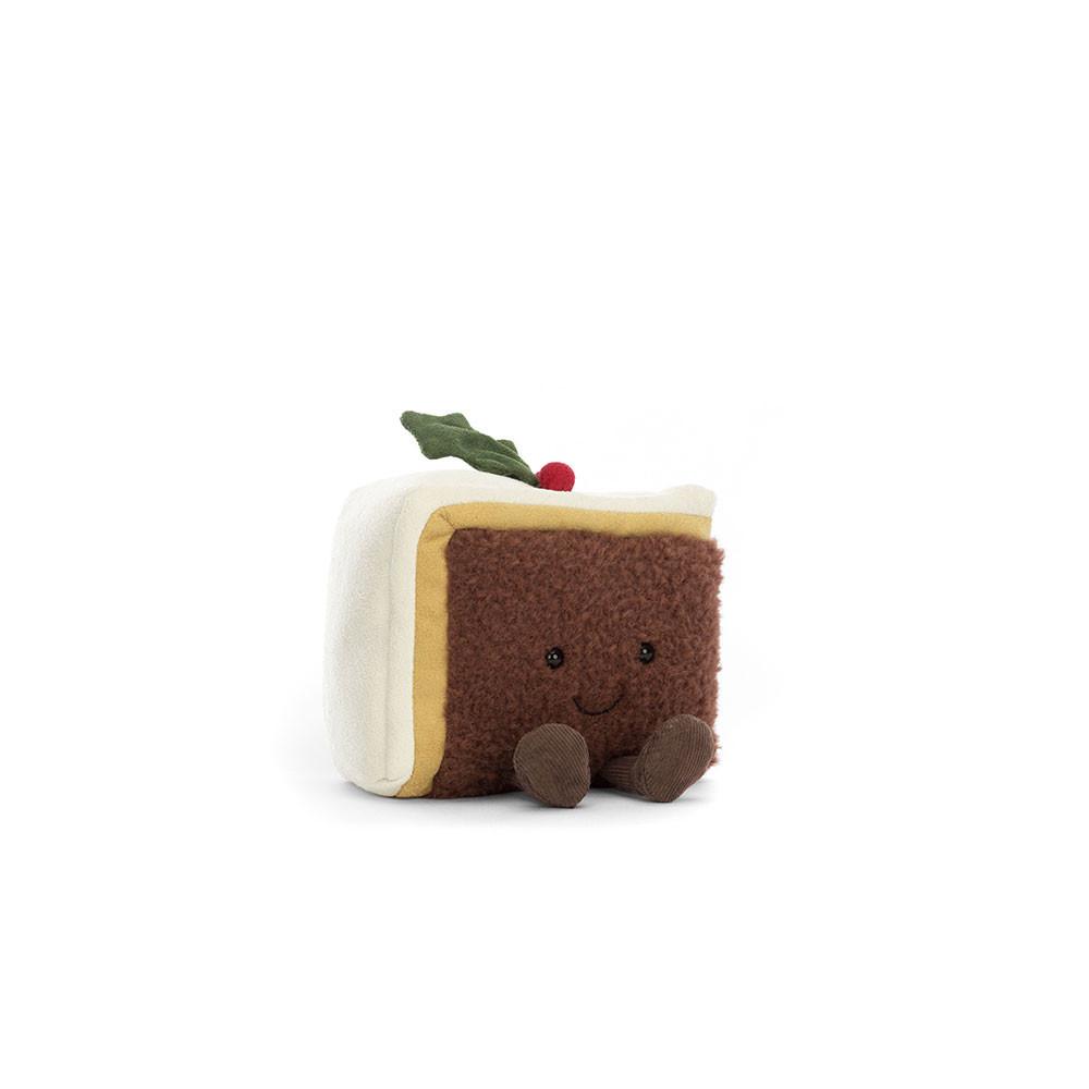 Amuseables Jellycat Slice of Christmas Cake 12cm x 13cm x 8cm Marrom | México  5046IWLTV