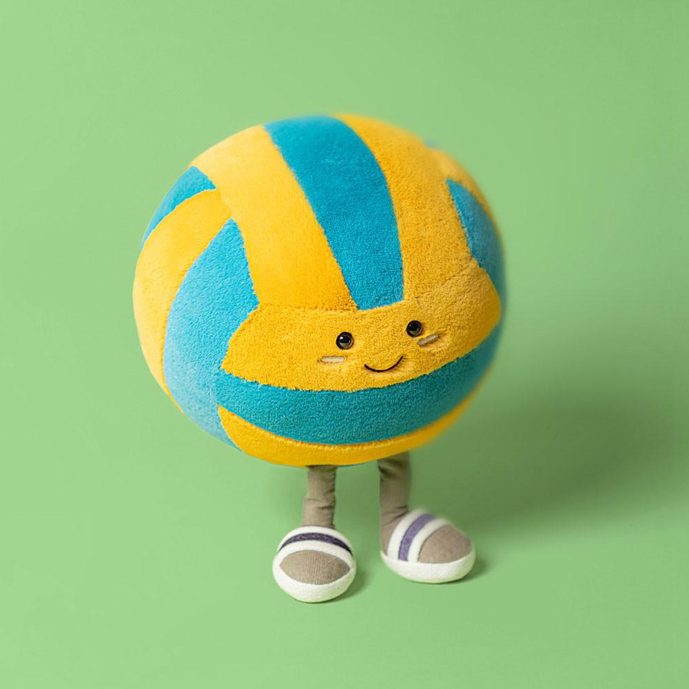 Amuseables Jellycat Sports Beach Volley 26cm x 21cm x 21cm Amarillos | México  4307SJOEL