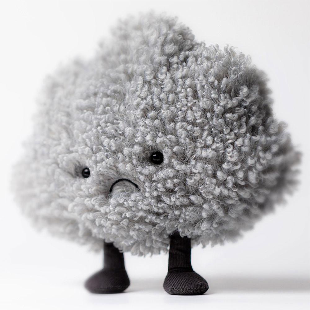 Amuseables Jellycat Storm Cloud 23cm x 26cm x 11cm Grises | México  7485KQIFY
