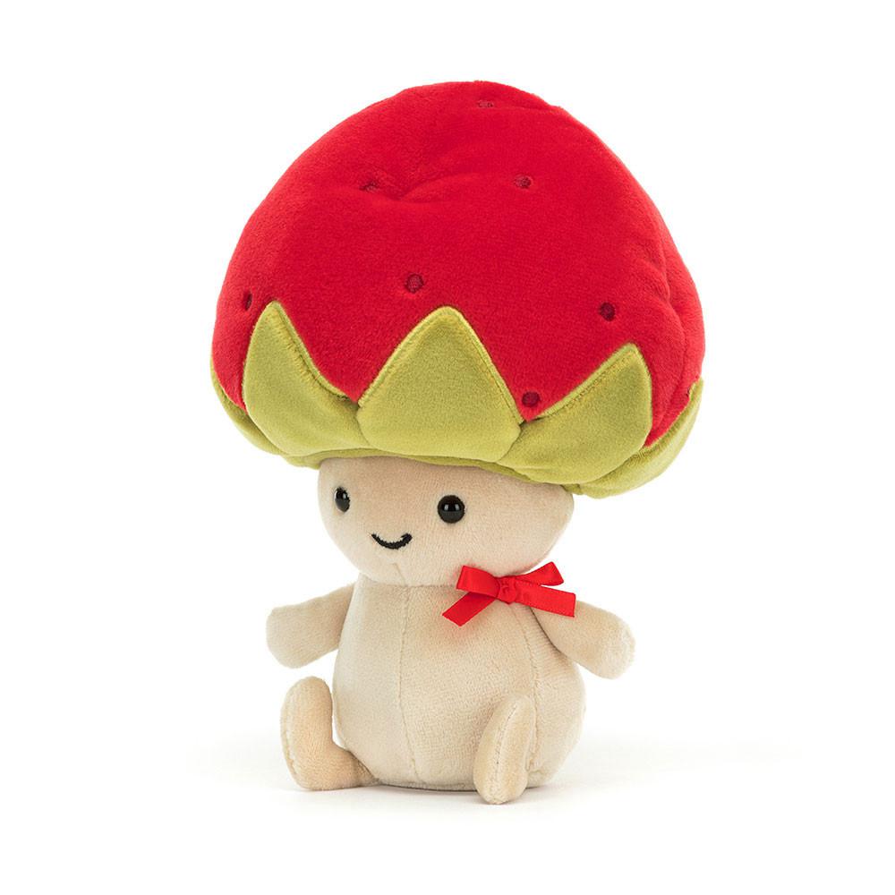 Amuseables Jellycat Straw-Beret Sallie 17cm x 12cm x 6cm Rojos | México  5318CASQL