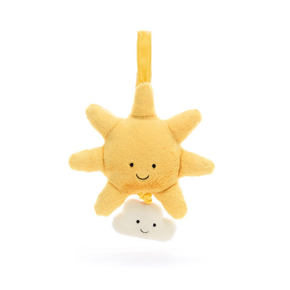 Amuseables Jellycat Sun Musical Pull 20cm x 20cm x 5cm Amarillos | México  5470KLDNR