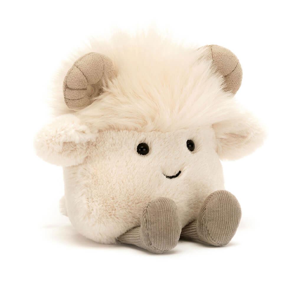 Animals Jellycat Amuseabean Ram 12cm x 9cm x 6cm Blancos | México  1925LFYCW