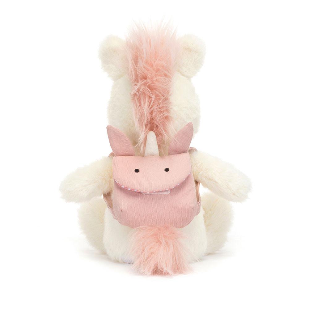 Animals Jellycat Backpack Unicorn 22cm x 9cm x 8cm Blancos | México  4856ZASMF