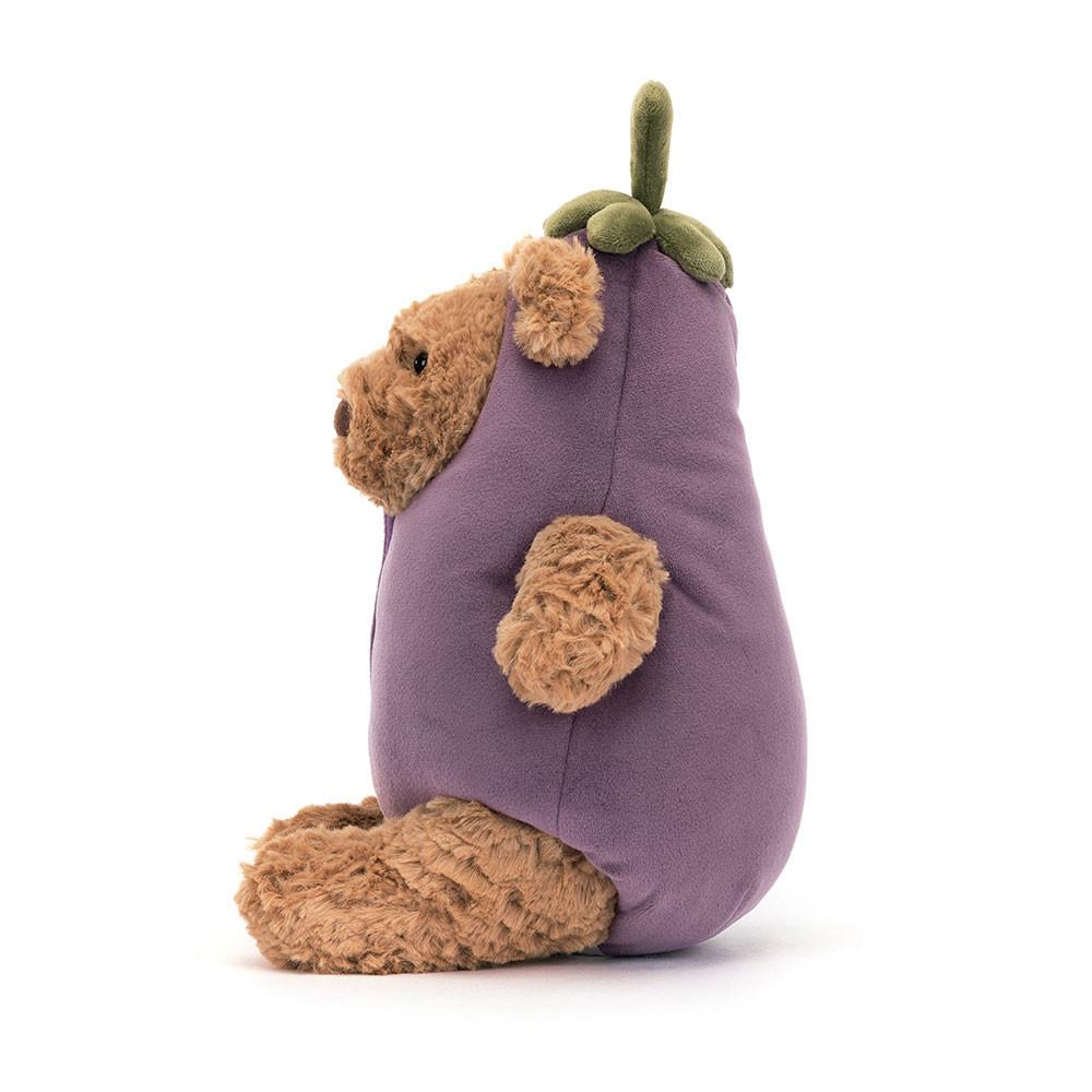 Animals Jellycat Bartholomew Bear Aubergine 30cm x 15cm x 14cm Marrom | México  6398WMNJL