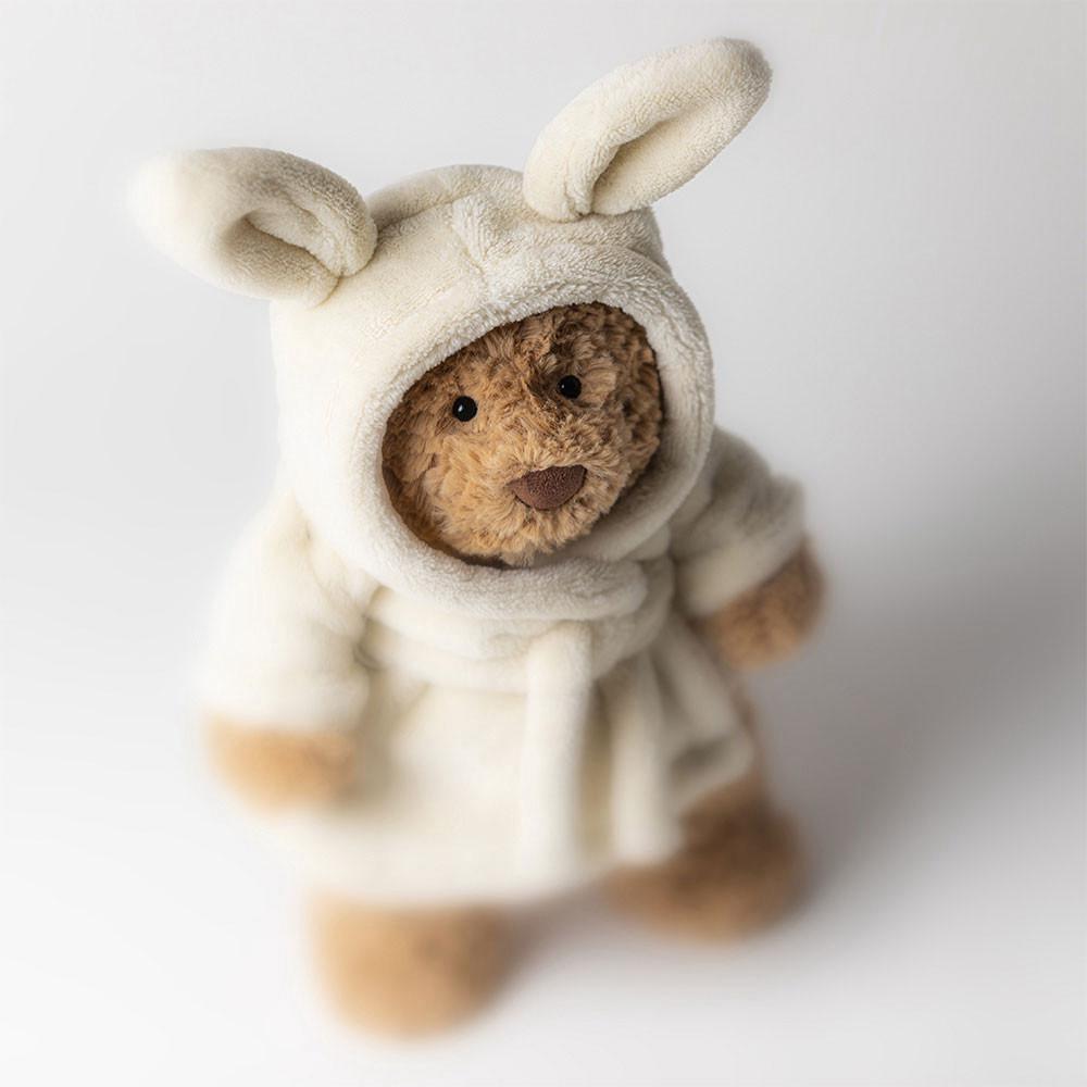 Animals Jellycat Bartholomew Bear Bathrobe 26cm x 12cm x 8cm Marrom | México  1678GTINR