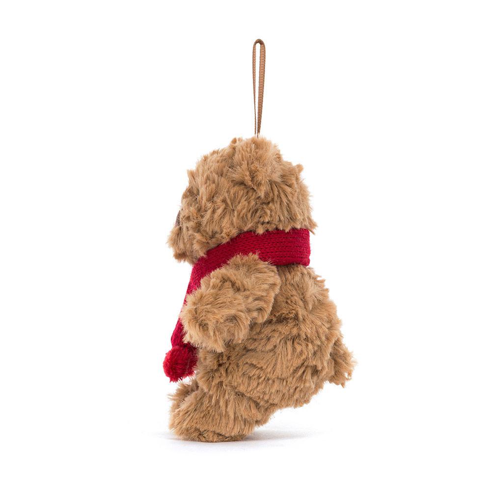Animals Jellycat Bartholomew Bear Decoration 12cm x 6cm x 5cm Marrom | México  7246VMQNC