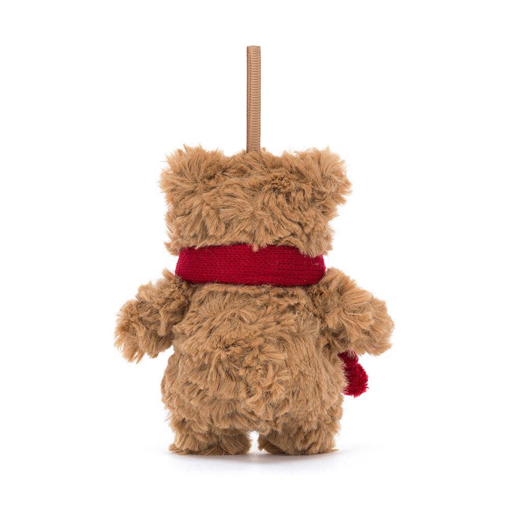 Animals Jellycat Bartholomew Bear Decoration 12cm x 6cm x 5cm Marrom | México  7246VMQNC