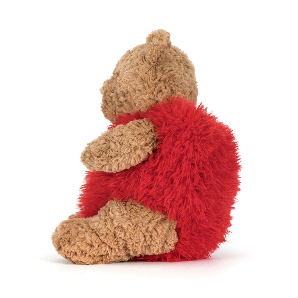 Animals Jellycat Bartholomew Bear 'Heartthrob' 26cm x 12cm x 8cm Marrom | México  0651BDSCY
