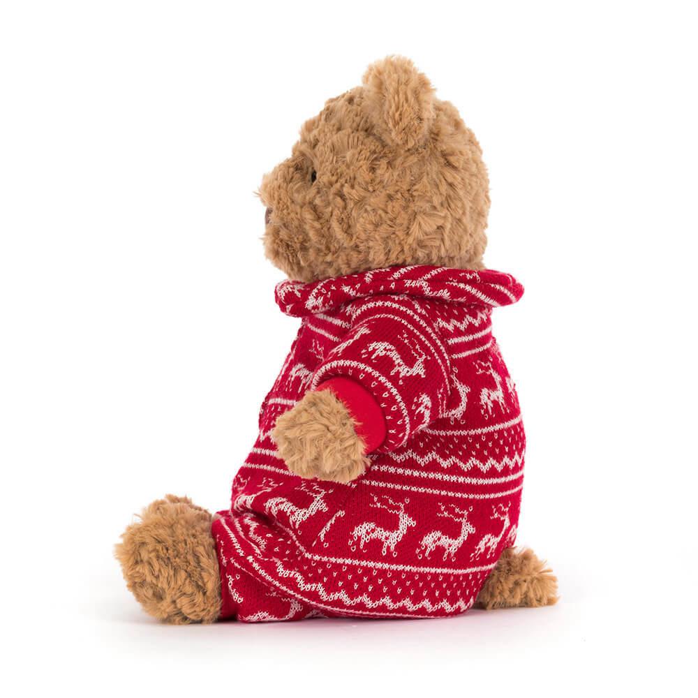 Animals Jellycat Bartholomew Bear Winter Pyjamas 26cm x 12cm x 8cm Marrom | México  5321KXZOF