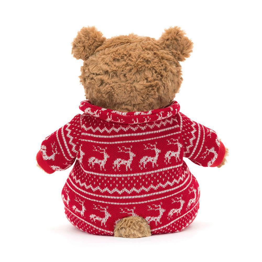 Animals Jellycat Bartholomew Bear Winter Pyjamas 26cm x 12cm x 8cm Marrom | México  5321KXZOF