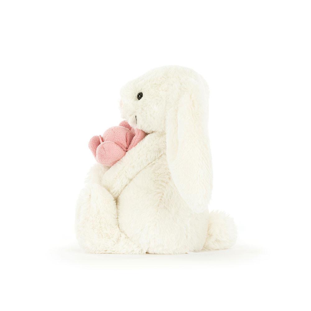 Animals Jellycat Bashful Bunny 'Peony' 7.1in x 3.5in x 3.1in Blancos | México  7983ELOJR